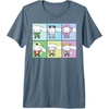 image:imageCinnamoroll Collection Streetwear Squares Premium Triblend TShirtSlate Grey