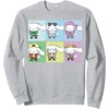 image:imageCinnamoroll Collection Streetwear Squares SweatshirtHeather Grey
