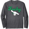 image:imageCinnamoroll Lucky Clover St Patty Day St Patricks Day Long Sleeve TShirtDark Heather Grey
