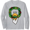 image:imageGudetama Christmas Wreath Long Sleeve Long Sleeve TShirtHeather Grey