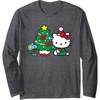 image:imageHello Kitty Christmas Tree Long Sleeve Long Sleeve TShirtDark Heather Grey