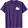 image:imageHello Kitty Front and Back Red Bow Logo Tee Shirt TShirtPurple