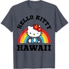 image:imageHello Kitty Hawaii Rainbow Tee Shirt TShirtHeather Blue