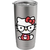 image:imageHello Kitty Nerd Glasses Red Stainless Steel Insulated TumblerBrushed Steel