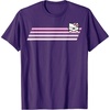 image:imageHello Kitty Nerd Glasses Retro Stripe Tee Shirt TShirtPurple