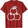 image:imageHello Kitty Three Apples Shirt TShirtCranberry Red