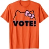 image:imageHello Kitty Vote Bow Outline TShirtOrange