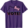 image:imageHello Kitty Vote Bow Outline TShirtPurple