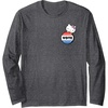 image:imageHello Kitty Vote Button Long Sleeve TShirtDark Heather Grey