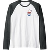 image:imageHello Kitty Vote Button Raglan Baseball TeeDark Heather GreyWhite