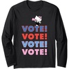 image:imageHello Kitty Vote Cheer Rally Long Sleeve TShirtBlack