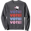 image:imageHello Kitty Vote Cheer Rally SweatshirtDark Heather Grey