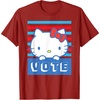 image:imageHello Kitty Vote Stripes TShirtCranberry Red
