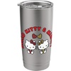 image:imageHello Kitty amp Mimmy Stainless Steel Insulated TumblerBrushed Steel