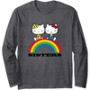 image:imageHello Kitty and Mimmy Sisters Long Sleeve TShirtDark Heather Grey