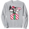 image:imageMy Melody and Kuromi Christmas Gift Sweatshirt SweatshirtHeather Grey