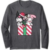 image:imageMy Melody and Kuromi Long Sleeve Shirt Long Sleeve TShirtDark Heather Grey