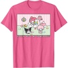 image:imageMy Melody and Kuromi Rollin with My Homebodies TShirt SmallPink Heather