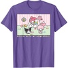 image:imageMy Melody and Kuromi Rollin with My Homebodies TShirt SmallPurple Heather