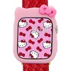 image:imageSonix x Sanrio Apple Watch Cover  Bumper Case for Apple Watch  Protective Silicone Cover  Fits 38mm40mm41mm  Hello Kitty  BlackHello Kitty  Pink