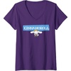 image:imageWomens Cinnamoroll Collection Streetwear Logo VNeck TShirtPurple