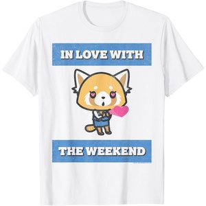 image:imageAggretsuko Love the Weekend Tee Shirt TShirtWhite