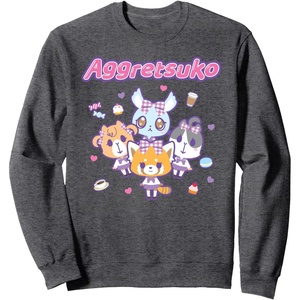 image:imageAggretsuko OTM Girls Season 4 2021 SweatshirtDark Heather Grey