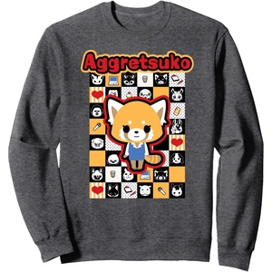 image:imageAggretsuko Sweet Season 4 2021 SweatshirtDark Heather Grey