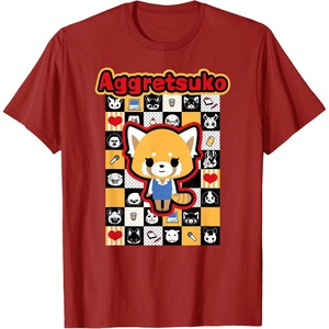 image:imageAggretsuko Sweet Season 4 2021 TShirtCranberry Red