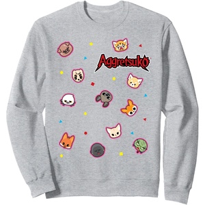 image:imageAggretsuko and her CoWorkers Season 4 2021 SweatshirtHeather Grey