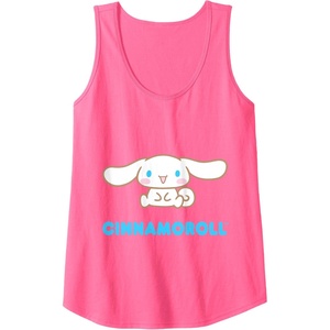 image:imageCinnamoroll Character Front and Back Tank TopNeon Pink