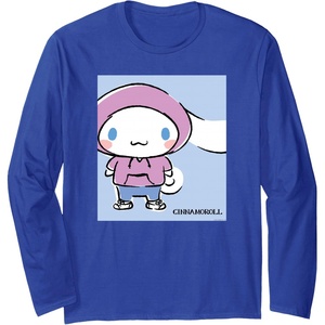 image:imageCinnamoroll Collection Streetwear Hoodie Print Long Sleeve TShirtRoyal Blue