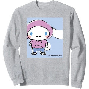 image:imageCinnamoroll Collection Streetwear Hoodie Print SweatshirtHeather Grey