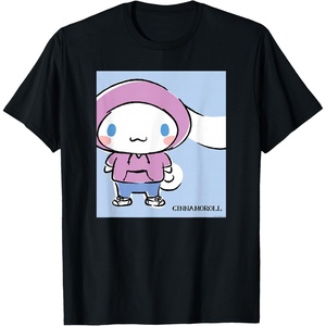 image:imageCinnamoroll Collection Streetwear Hoodie Print TShirtBlack