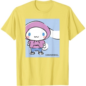 image:imageCinnamoroll Collection Streetwear Hoodie Print TShirtLemon Yellow