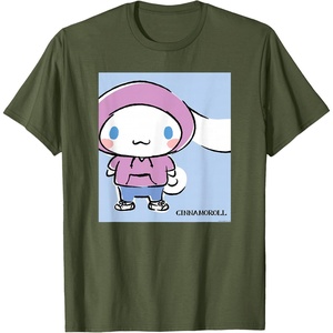 image:imageCinnamoroll Collection Streetwear Hoodie Print TShirtOlive Green
