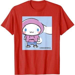 image:imageCinnamoroll Collection Streetwear Hoodie Print TShirtRed