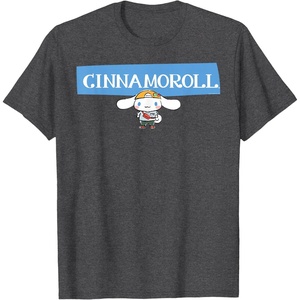 image:imageCinnamoroll Collection Streetwear Logo TShirtDark Heather Grey
