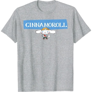 image:imageCinnamoroll Collection Streetwear Logo TShirtHeather Grey