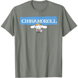 image:imageCinnamoroll Collection Streetwear Logo TShirtOlive Heather