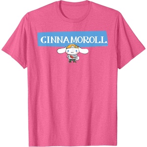 image:imageCinnamoroll Collection Streetwear Logo TShirtPink Heather