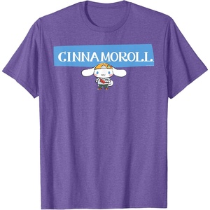 image:imageCinnamoroll Collection Streetwear Logo TShirtPurple Heather