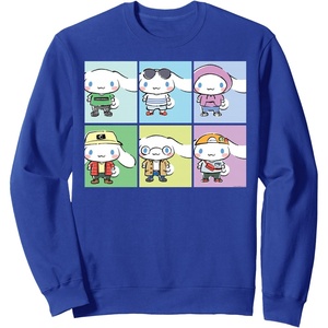 image:imageCinnamoroll Collection Streetwear Squares SweatshirtRoyal Blue