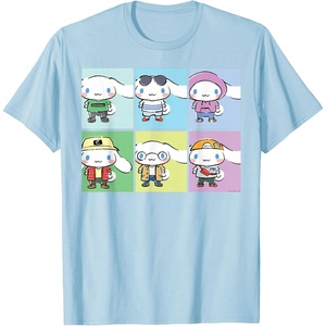 image:imageCinnamoroll Collection Streetwear Squares TShirtBaby Blue