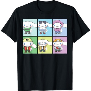image:imageCinnamoroll Collection Streetwear Squares TShirtBlack