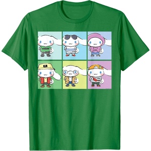 image:imageCinnamoroll Collection Streetwear Squares TShirtKelly Green