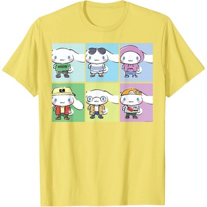 image:imageCinnamoroll Collection Streetwear Squares TShirtLemon Yellow