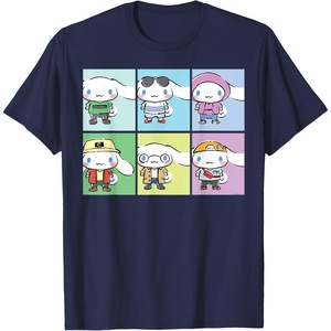 image:imageCinnamoroll Collection Streetwear Squares TShirtNavy Blue