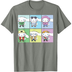 image:imageCinnamoroll Collection Streetwear Squares TShirtOlive Heather