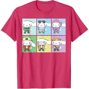 image:imageCinnamoroll Collection Streetwear Squares TShirtRed Heather